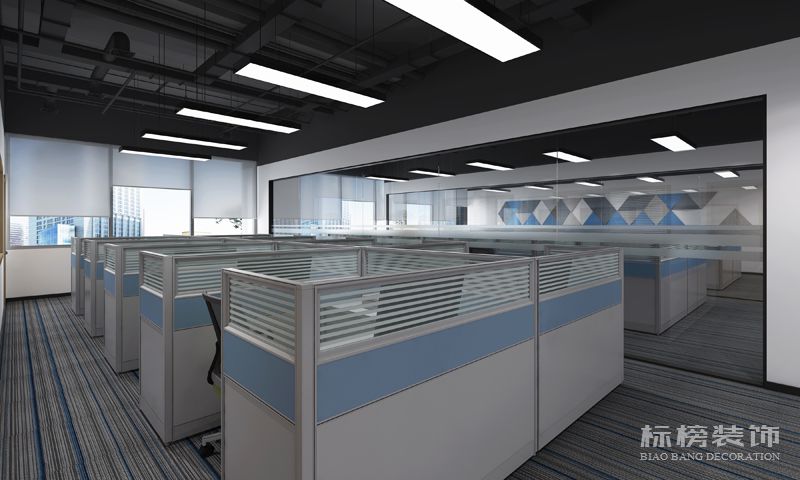 龙华办公室装修-成泰隆照明办公室装修改造工程3