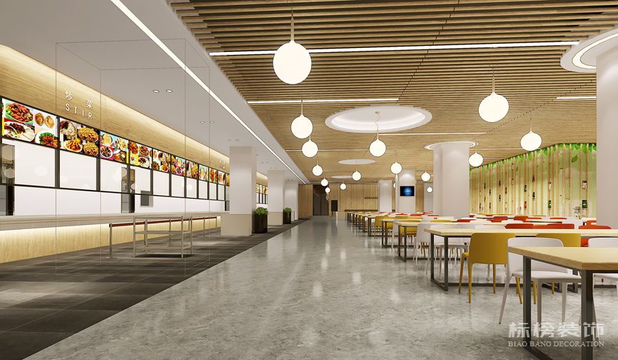跨越物公司流餐厅食堂装修设计